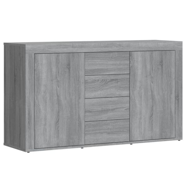 vidaXL Μπουφές Γκρι Sonoma 120 x 36 x 69 εκ. από Επεξεργασμένο Ξύλο