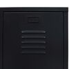 vidaXL Ντουλάπι με Βιομηχανικό Στιλ Μαύρο 67 x 35 x 107 εκ. Μεταλλικό