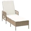 vidaXL Ξαπλώστρα 2-πρόσωπο 2 pcs Μπεζ 35 x 35 x 32 εκ. συνθετικό ρατάν