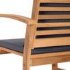 vidaXL Σετ Καναπέ Κήπου 2 pcs Φυσικό Μασίφ ξύλο teak