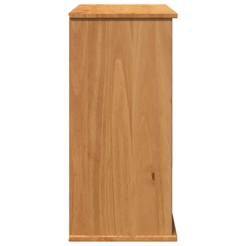vidaXL Κρεμαστό Ντουλάπι Μπάνιου Μέλι καφέ 67.5 x 34 x 71.5 εκ