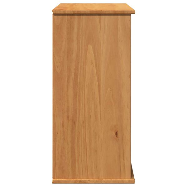 vidaXL Κρεμαστό Ντουλάπι Μπάνιου Μέλι καφέ 67.5 x 34 x 71.5 εκ