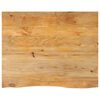 vidaXL &Epsilon;&pi;&iota;&phi;ά&nu;&epsilon;&iota;&alpha; &Tau;&rho;&alpha;&pi;&epsilon;&zeta;&iota;&omicron;ύ 90x80x3,8 &epsilon;&kappa;. Live Edge &Mu;&alpha;&sigma;ί&phi; &Xi;ύ&lambda;&omicron; &Mu;ά&nu;&gamma;&kappa;&omicron;