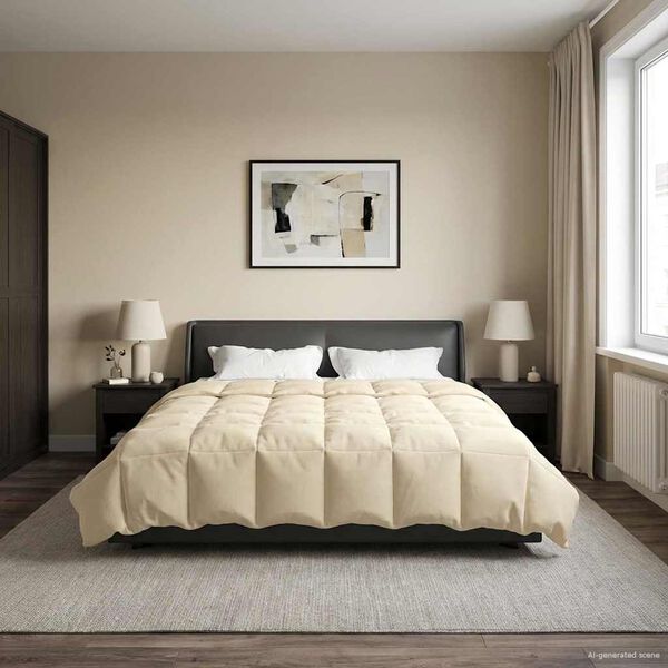 vidaXL &Kappa;&alpha;&lambda;&omicron;&kappa;&alpha;&iota;&rho;&iota;&nu;ό &Pi;&alpha;&pi;&lambda;&omega;&mu;&alpha;&tau;&omicron;&theta;ή&kappa;&eta; &Omicron;&upsilon;&alpha;&nu;&tau;&iota;&nu;&gamma;&kappa; &Kappa;&rho;&epsilon;&mu; 220 x 260 cm &Mu;&iota;&kappa;&rho;&omicron;ΐ&nu;&epsilon;&sigmaf;