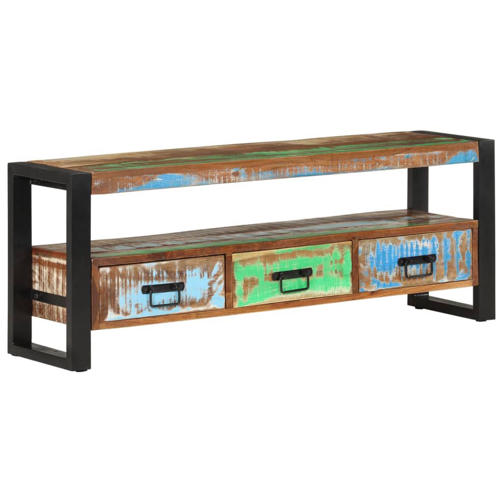 vidaXL Έπιπλο Τηλεόρασης 120 x 30 x 45 εκ. από Μασίφ Ανακυκλωμένο Ξύλο