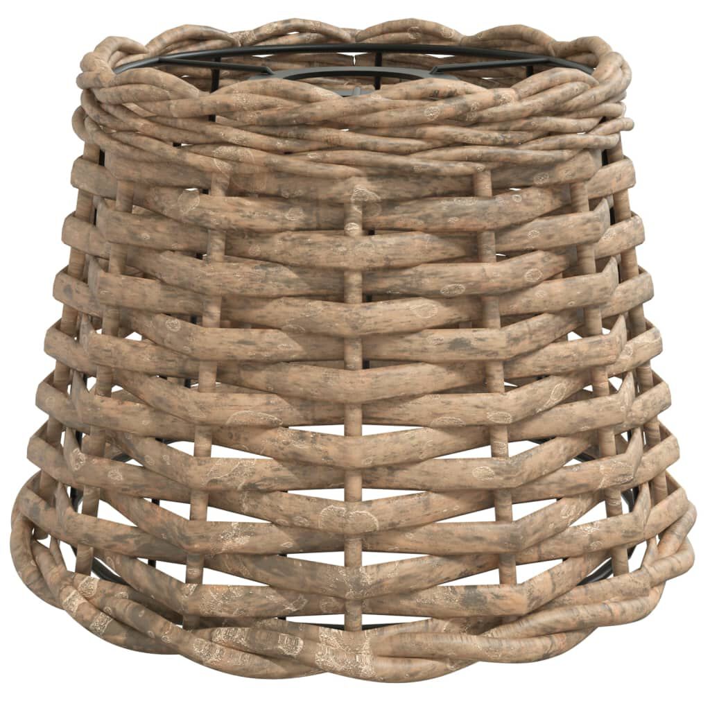 vidaXL Καπέλο Φωτιστικού Οροφής Καφέ Ø20x15 εκ. από Wicker