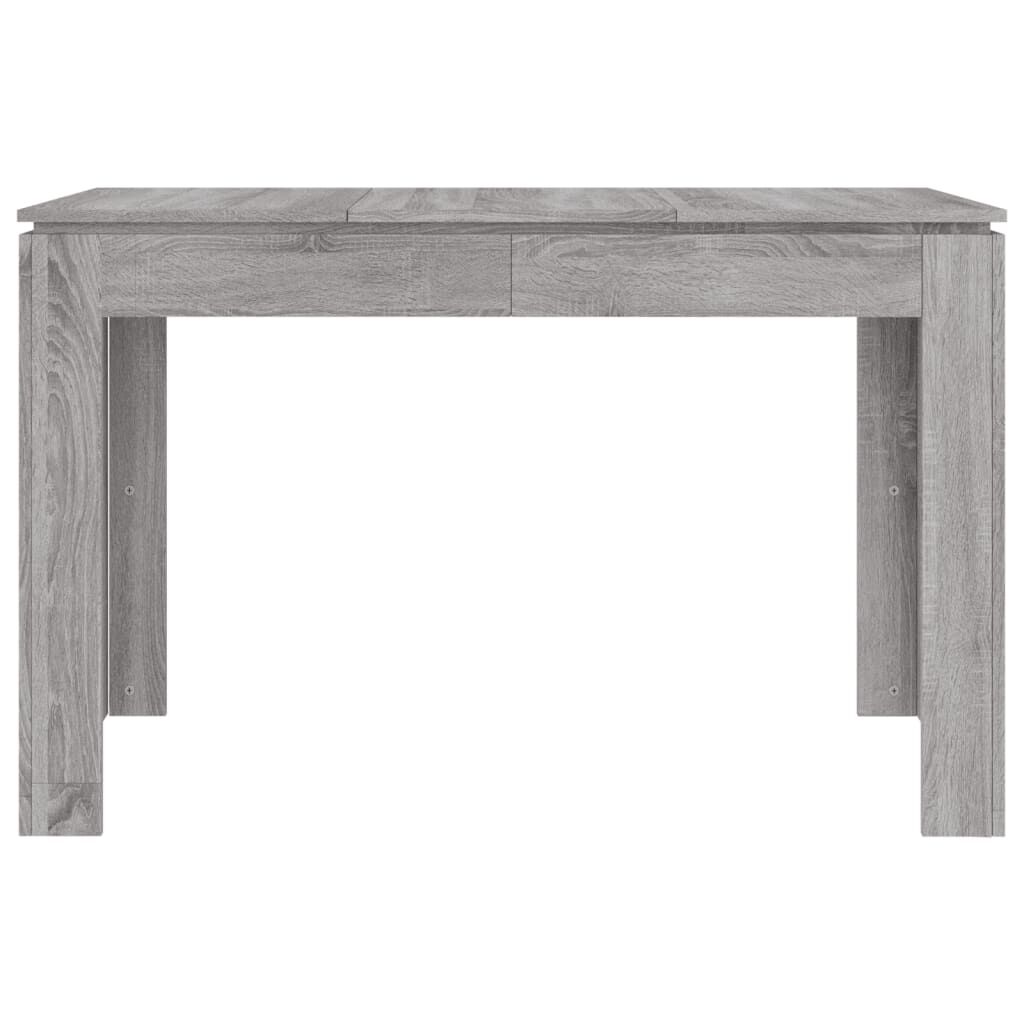 vidaXL Τραπεζαρία Γκρι Sonoma 120 x 60 x 76 εκ. από Επεξεργασμένο Ξύλο