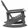 vidaXL Καρέκλες Ροκάντας Adirondack 2 pcs Ανοιχτό γκρι HDPE