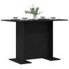 vidaXL Τραπεζαρία Μαύρη δρυς 110 x 60 x 75 cm Επεξεργασμένο ξύλο
