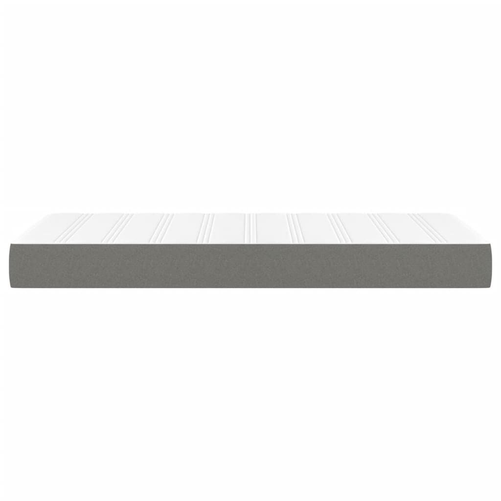 vidaXL Στρώμα με Pocket Springs για Παιδιά Σκ Γκρι 80x160εκ Υφασμάτινο