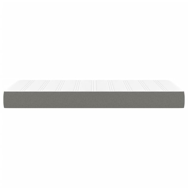 vidaXL Στρώμα με Pocket Springs για Παιδιά Σκ Γκρι 80x160εκ Υφασμάτινο