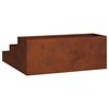 vidaXL &Gamma;&lambda;ά&sigma;&tau;&rho;&alpha; &Kappa;ή&pi;&omicron;&upsilon; &Sigma;&kappa; rusty 90 x 90 x 35 &epsilon;&kappa;
