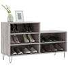 vidaXL Παπουτσοθήκη Γκρι Sonoma 102x36x60 εκ. από Επεξεργασμένο Ξύλο