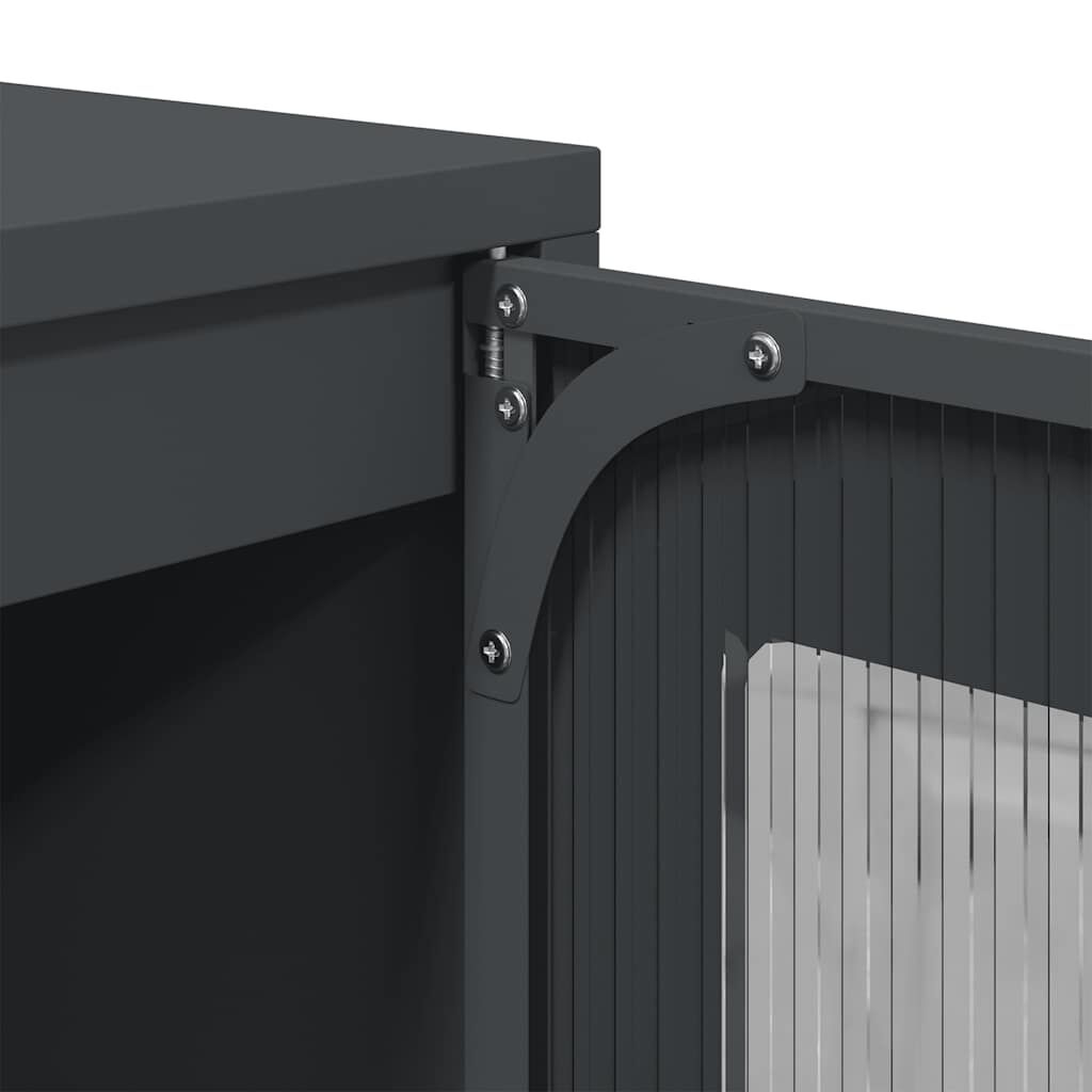 vidaXL Ντουλάπι Ανθρακί 68x39x111,5 εκ. από Χάλυβα