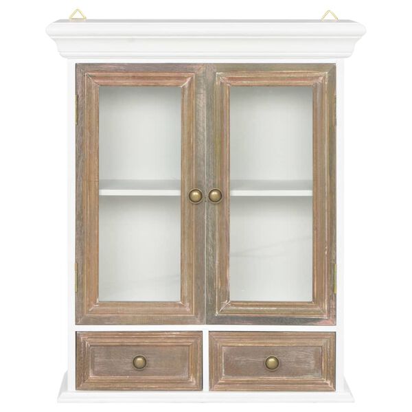 vidaXL Ντουλάπι Τοίχου Λευκό 49 x 22 x 59 εκ. από Επεξεργασμένο Ξύλο
