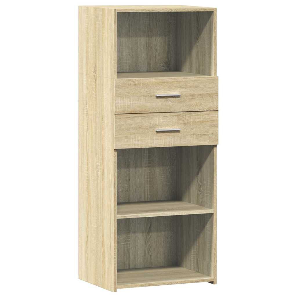 vidaXL Ντουλάπι Sonoma Δρυς 50x42,5x124 εκ. από Επεξεργασμένο Ξύλο