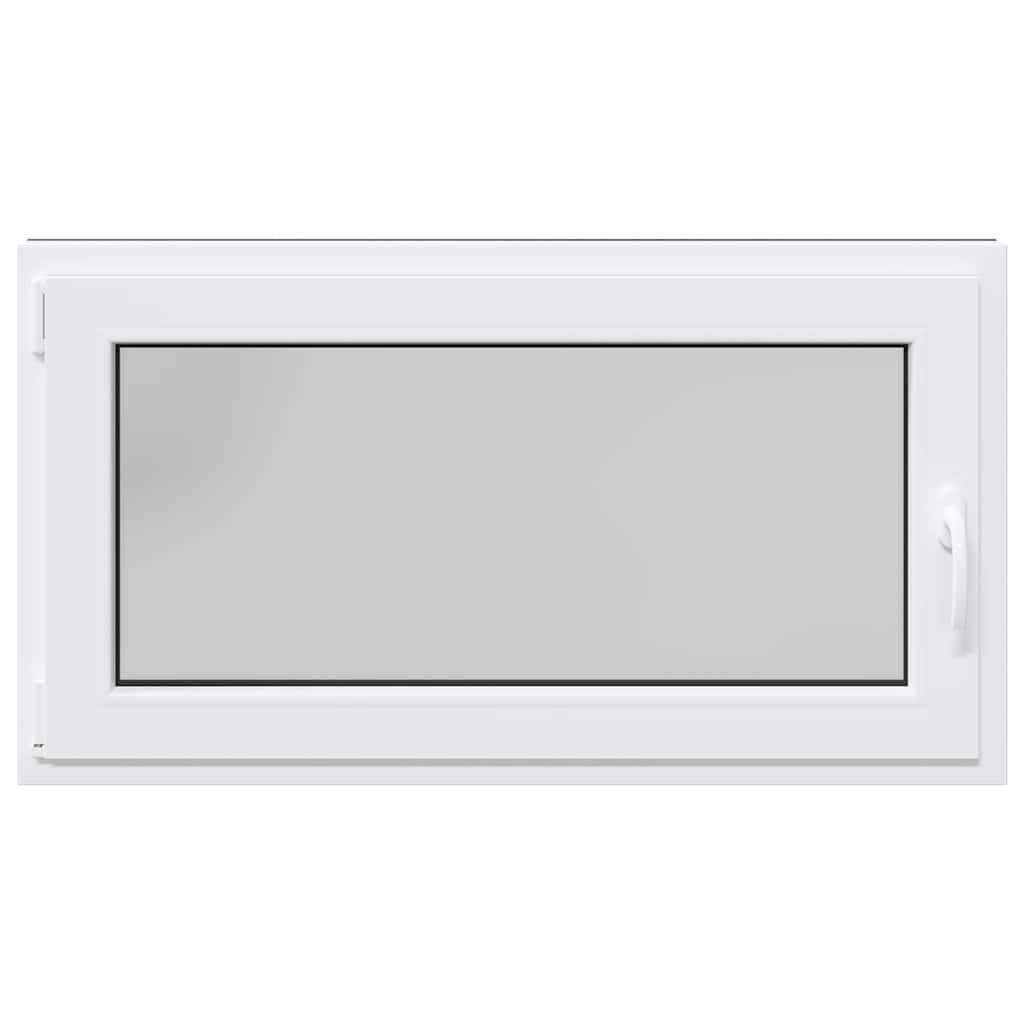 vidaXL Παράθυρο Υπογείου "RISOR" 110x50 εκ. Ανακλινόμενο & Περιστρεφόμενο DIN Αριστερό Ανθρακί