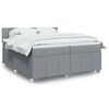 vidaXL &Kappa;&rho;&epsilon;&beta;ά&tau;&iota; Boxspring &mu;&epsilon; &Sigma;&tau;&rho;ώ&mu;&alpha; &Alpha;&nu;&omicron;&iota;&chi;&tau;ό &Gamma;&kappa;&rho;&iota; 200x200 &epsilon;&kappa;. &Upsilon;&phi;&alpha;&sigma;&mu;ά&tau;&iota;&nu;&omicron;
