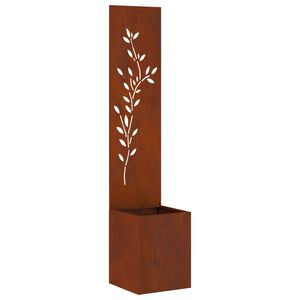 vidaXL &Omicron;&theta;ό&nu;&eta; &Iota;&delta;&iota;&omega;&tau;&iota;&kappa;ό&tau;&eta;&tau;&alpha;&sigmaf; &Kappa;ή&pi;&omicron;&upsilon; Floral &Sigma;&kappa; rusty 32 x 32 x 150 &epsilon;&kappa;