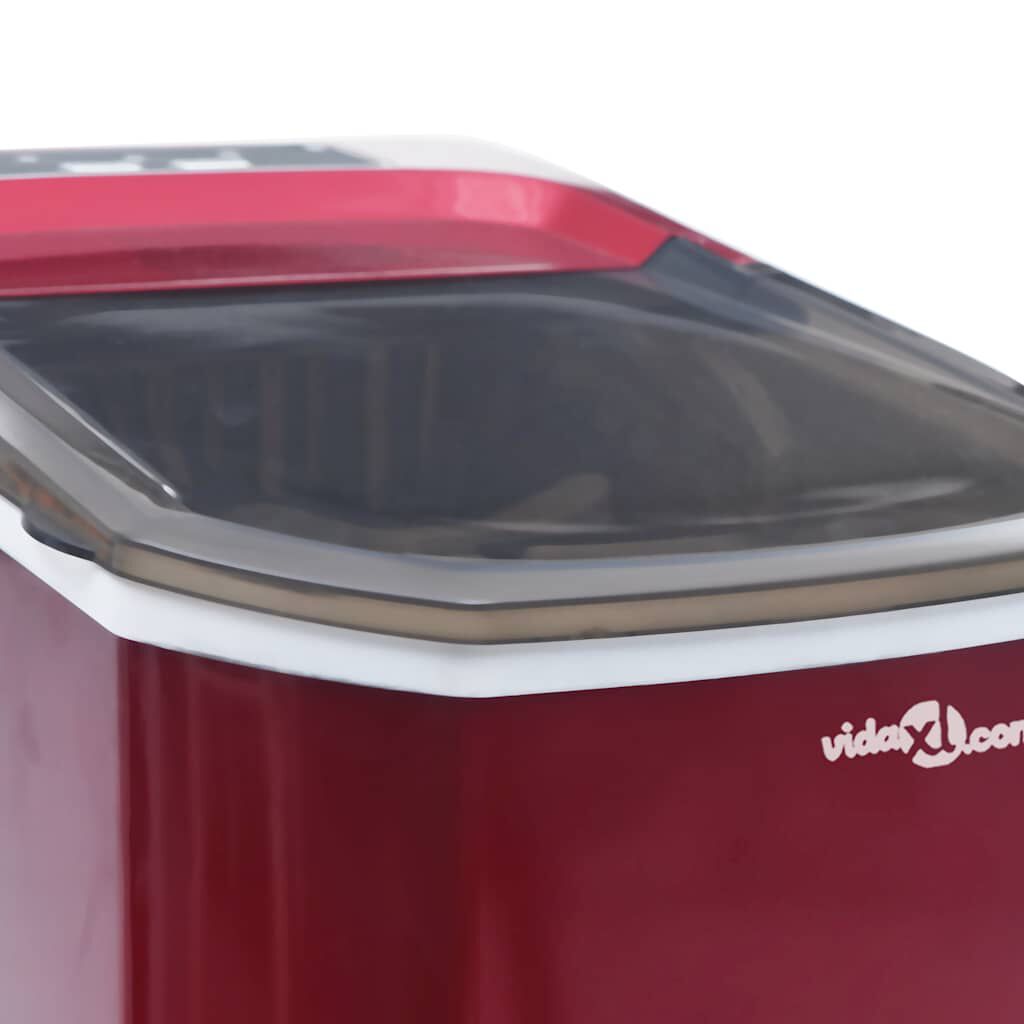 vidaXL Παγομηχανή 1,4 L Κόκκινη 15 κ. / 24 ώρες