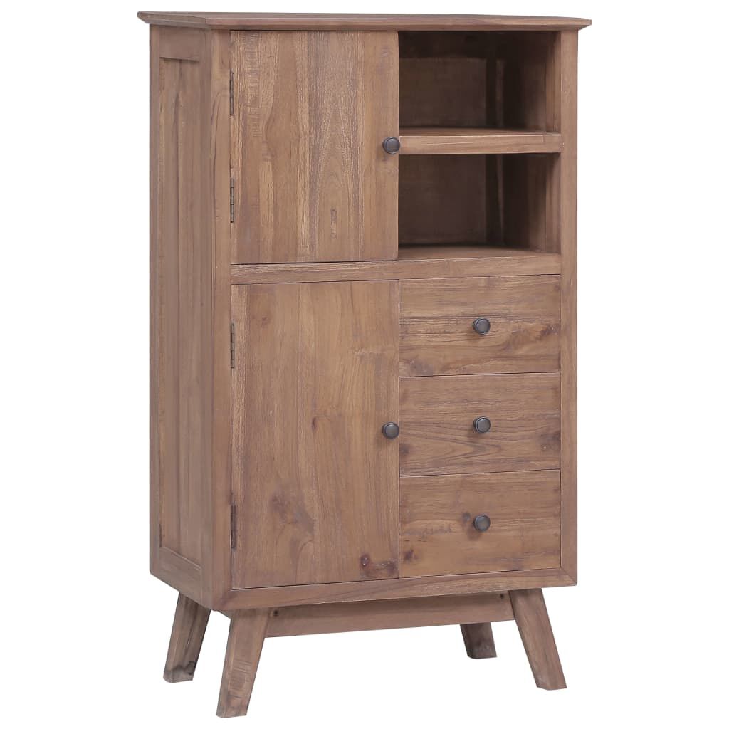 vidaXL Ψηλός Μπουφές 60 x 30 x 100 εκ. από Μασίφ Ξύλο Teak