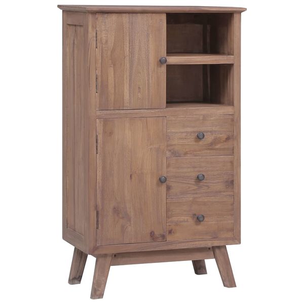 vidaXL Ψηλός Μπουφές 60 x 30 x 100 εκ. από Μασίφ Ξύλο Teak