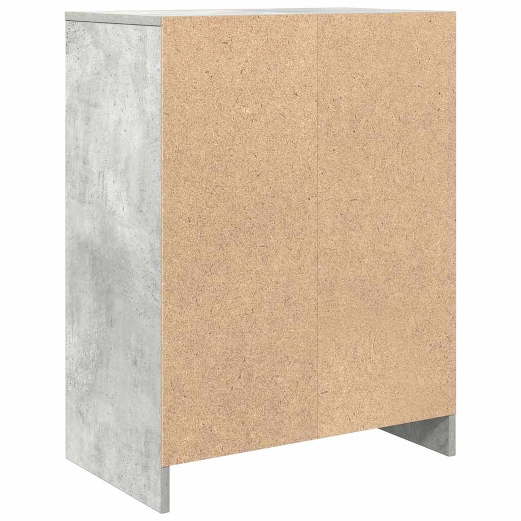 vidaXL Ντουλάπι Γκρι Σκυροδέματος 57x34x76 εκ. Επεξεργασμένο Ξύλο
