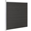 vidaXL Πάνελ Περίφραξης Γκρι 175 x 186 εκ. από WPC
