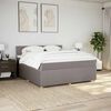 vidaXL &Kappa;&rho;&epsilon;&beta;ά&tau;&iota; Boxspring &mu;&epsilon; &Sigma;&tau;&rho;ώ&mu;&alpha; Taupe 180x200 &epsilon;&kappa;. &Upsilon;&phi;&alpha;&sigma;&mu;ά&tau;&iota;&nu;&omicron;