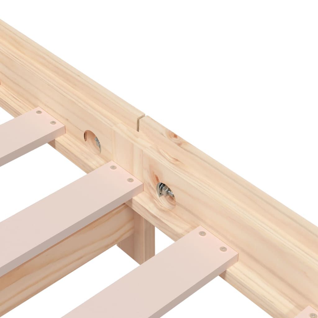 vidaXL Κρεβάτι Στοιβαζόμενο 75x190 εκ. από Μασίφ Ξύλο Πεύκου