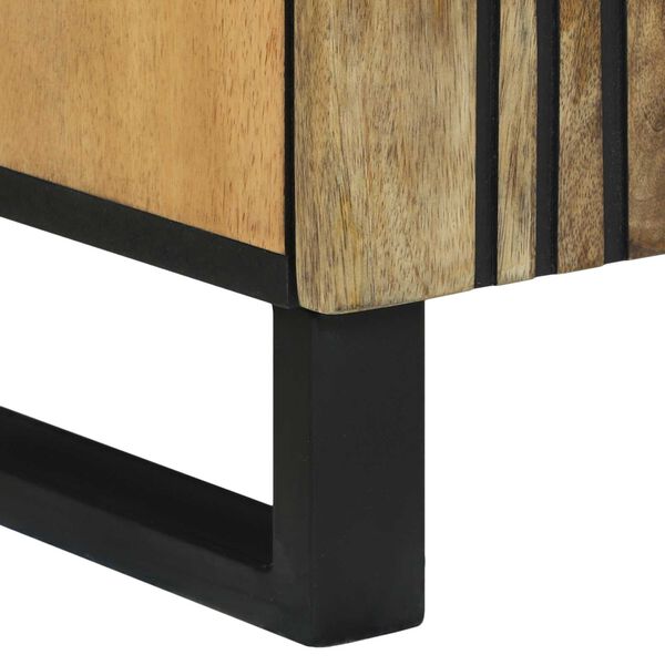 vidaXL Κονσόλα - 60 x 33.5 x 75 εκ., φτιαγμένη από μασίφ ξύλο μάνγκο.