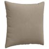 vidaXL Μαξιλάρι Καναπέ 2 pcs Taupe 60 x 60 cm ύφασμα