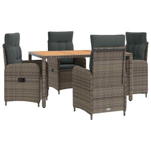 vidaXL &Sigma;&epsilon;&tau; &Epsilon;&xi;&omega;&tau;&epsilon;&rho;&iota;&kappa;ή&sigmaf; &Tau;&rho;&alpha;&pi;έ&zeta;&eta;&sigmaf; 5 &tau;&mu;&chi;. &Alpha;&nu;&omicron;&iota;&chi;&tau;ό &Gamma;&kappa;&rho;&iota; &kappa;&alpha;&iota; &Sigma;&kappa;&omicron;ύ&rho;&omicron; &Gamma;&kappa;&rho;&iota;