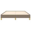 vidaXL Σκελετός Κρεβατιού Χωρίς Στρώμα Taupe 160x200 εκ. Υφασμάτινο