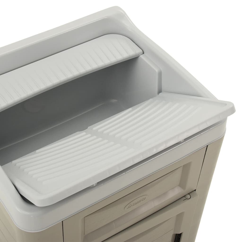vidaXL Ντουλάπι Πλυσταριού Χρώμα της Άμμου 60 x 51 x 89 εκ.