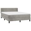 vidaXL &Kappa;&rho;&epsilon;&beta;ά&tau;&iota; Boxspring &mu;&epsilon; &Sigma;&tau;&rho;ώ&mu;&alpha; &Alpha;&nu;&omicron;&iota;&chi;&tau;ό &Gamma;&kappa;&rho;&iota; 140x190 &epsilon;&kappa;. &Beta;&epsilon;&lambda;&omicron;ύ&delta;&iota;&nu;&omicron;