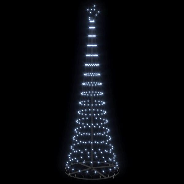 vidaXL LED Χριστουγεννιάτικο Δέντρο με 350 LED με βάση Ψυχρό λευκό