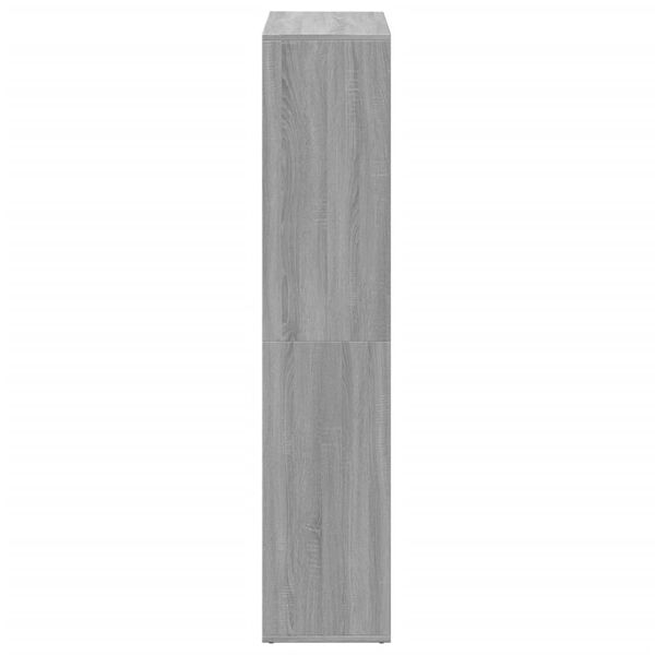 vidaXL Βιβλιοθήκη/Διαχωριστικό Χώρου Γκρι 69,5x29x137,5εκ. Επεξ. Ξύλο