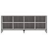 vidaXL Παπουτσοθήκη Γκρι Sonoma 131 x 35 x 50 εκ. από Επεξεργ. Ξύλο
