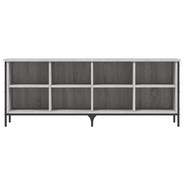 vidaXL Παπουτσοθήκη Γκρι Sonoma 131 x 35 x 50 εκ. από Επεξεργ. Ξύλο