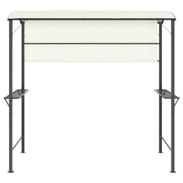 vidaXL Κιόσκι με Οροφή Κρεμ 220 x 110 x 200 εκ.