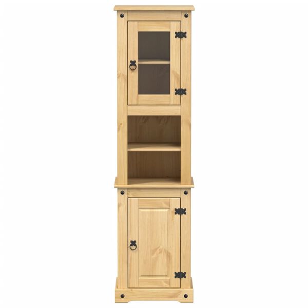 vidaXL Ντουλάπι Μπάνιου Corona 50x40x185 εκ. από Μασίφ Ξύλο Πεύκου