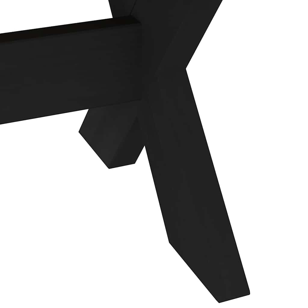 vidaXL Τραπεζάκι σαλονιού NOAIN με πόδια σχήματος X 120x60x40 cm