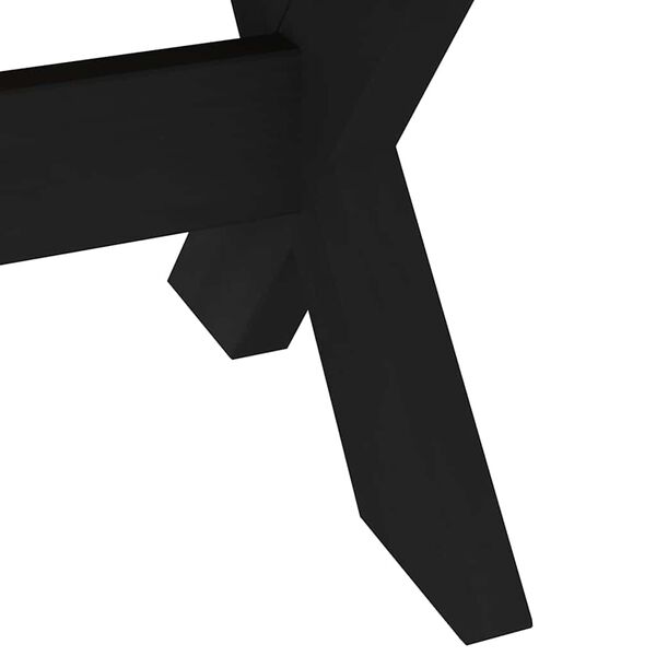 vidaXL Τραπεζάκι σαλονιού NOAIN με πόδια σχήματος X 120x60x40 cm