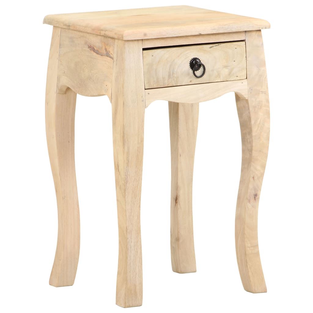 vidaXL Κομοδίνο 28 x 28 x 46 εκ. από Μασίφ Ξύλο Μάνγκο