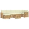 vidaXL &Sigma;&epsilon;&iota;&rho;ά &Kappa;&alpha;&nu;&alpha;&pi;έ &Epsilon;&xi;&omega;&tau;&epsilon;&rho;&iota;&kappa;&omicron;ύ 8 pcs &Lambda;&epsilon;&upsilon;&kappa;ό &kappa;&alpha;&iota; &Kappa;&rho;&epsilon;&mu; 59 x 59 x 37 &epsilon;&kappa;