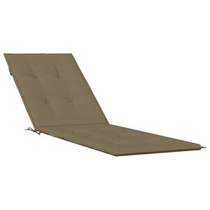 vidaXL &Mu;&alpha;&xi;&iota;&lambda;ά&rho;&iota; &Sigma;&epsilon;&zeta;&lambda;ό&nu;&gamma;&kappa; Taupe (75+105) x 50 x 4 &epsilon;&kappa;. &Upsilon;&phi;&alpha;&sigma;&mu;ά&tau;&iota;&nu;&eta;