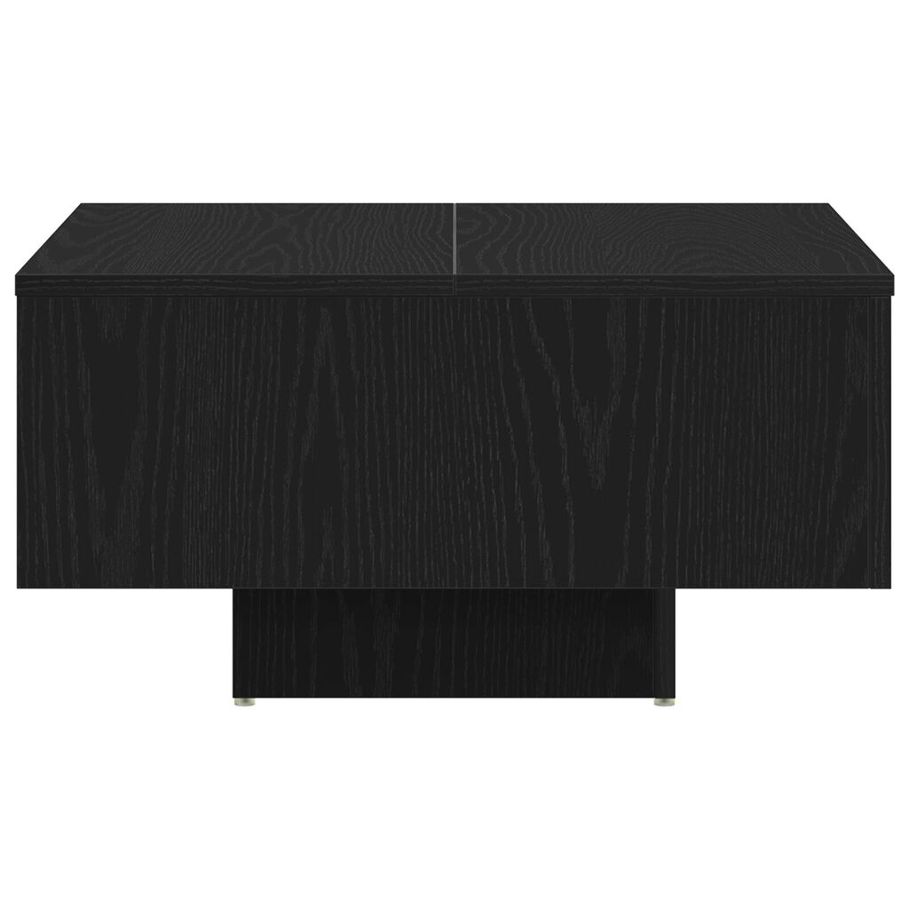vidaXL Καφέ Τραπέζι Μαύρης Δρυός 60x60x31,5 εκ Φτιαγμένο από Ξύλο