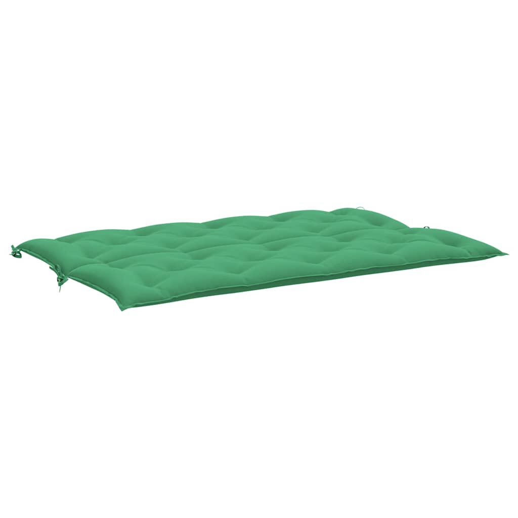 vidaXL Μαξιλάρι Πάγκου Κήπου Πράσινο 150x(50+50)x7 εκ. Ύφασμα Oxford