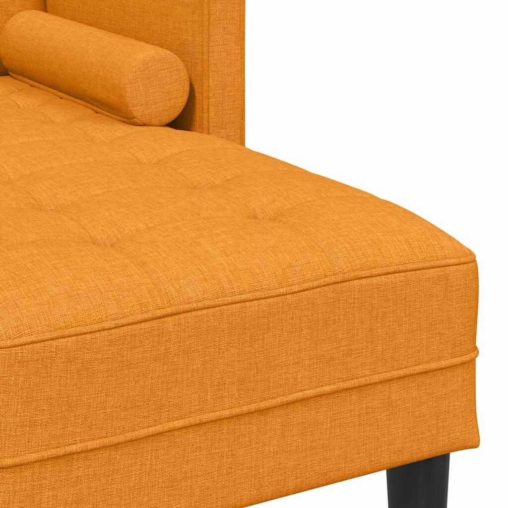vidaXL Σετ Καναπέ 2 pcs Σκούρο κίτρινο 173 x 131 x 67 εκ ύφασμα